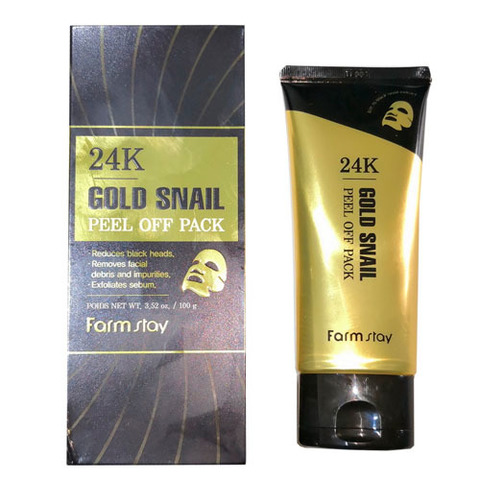 Farmstay 24K Gold Snail Peel Off Pack - Маска-пленка с золотом и муцином улитки