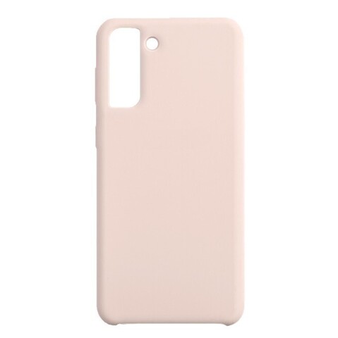 Силиконовый чехол Silicone Cover для Samsung Galaxy S21 Plus (Бежевый)