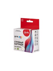 Струйный картридж Sakura 5220B001 (441XL Color) для Canon PIXMA MG3540, 4240, водорастворимый тип чернил, триколор, 18 мл., 400 к.
