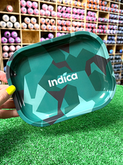 Металлический поднос Indica CAMO 18x14 СМ для табака и трав