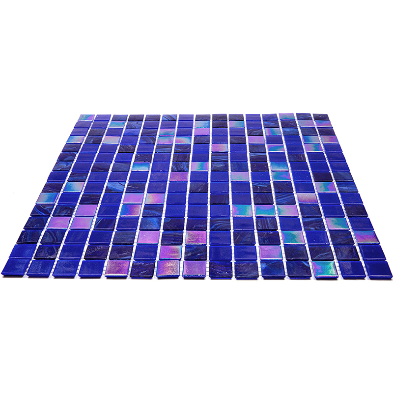Indigo-m Мозаика для бассейна смешанного цвета чип 20 стекло Alma Mix синий фиолетовый перламутр