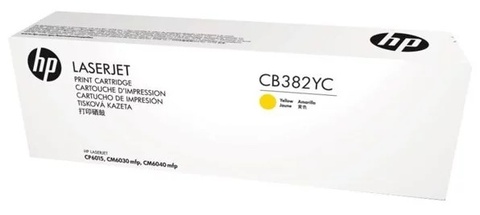 Оригинальный лазерный картридж HP CB382YC №824A желтый