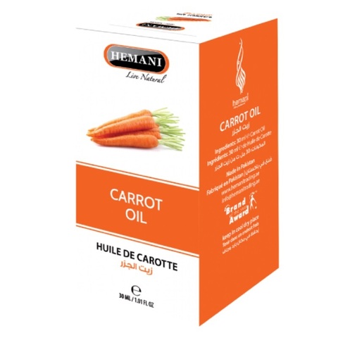 CARROT OIL, Hemani (Масло МОРКОВИ, Хемани), 30 мл.