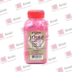 Тонер БУЛАТ s-Line TNP-18, TNP-22, TNP-27 для Konica Minolta bizhub C25, C35, Magicolor 4750 (Пурпурный , банка 140 г)