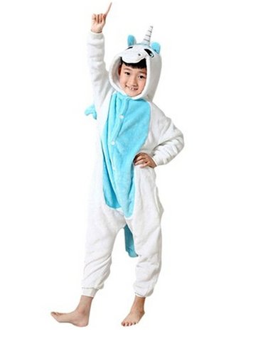 Пижама кигуруми Единорог голубой — Pajamas kigurumi Unicorn