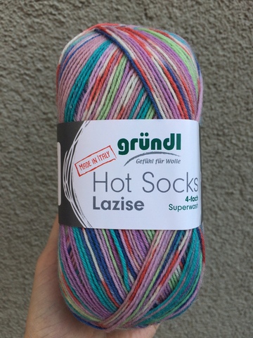 Носочная пряжа Gruendl Hot Socks Lazise 05