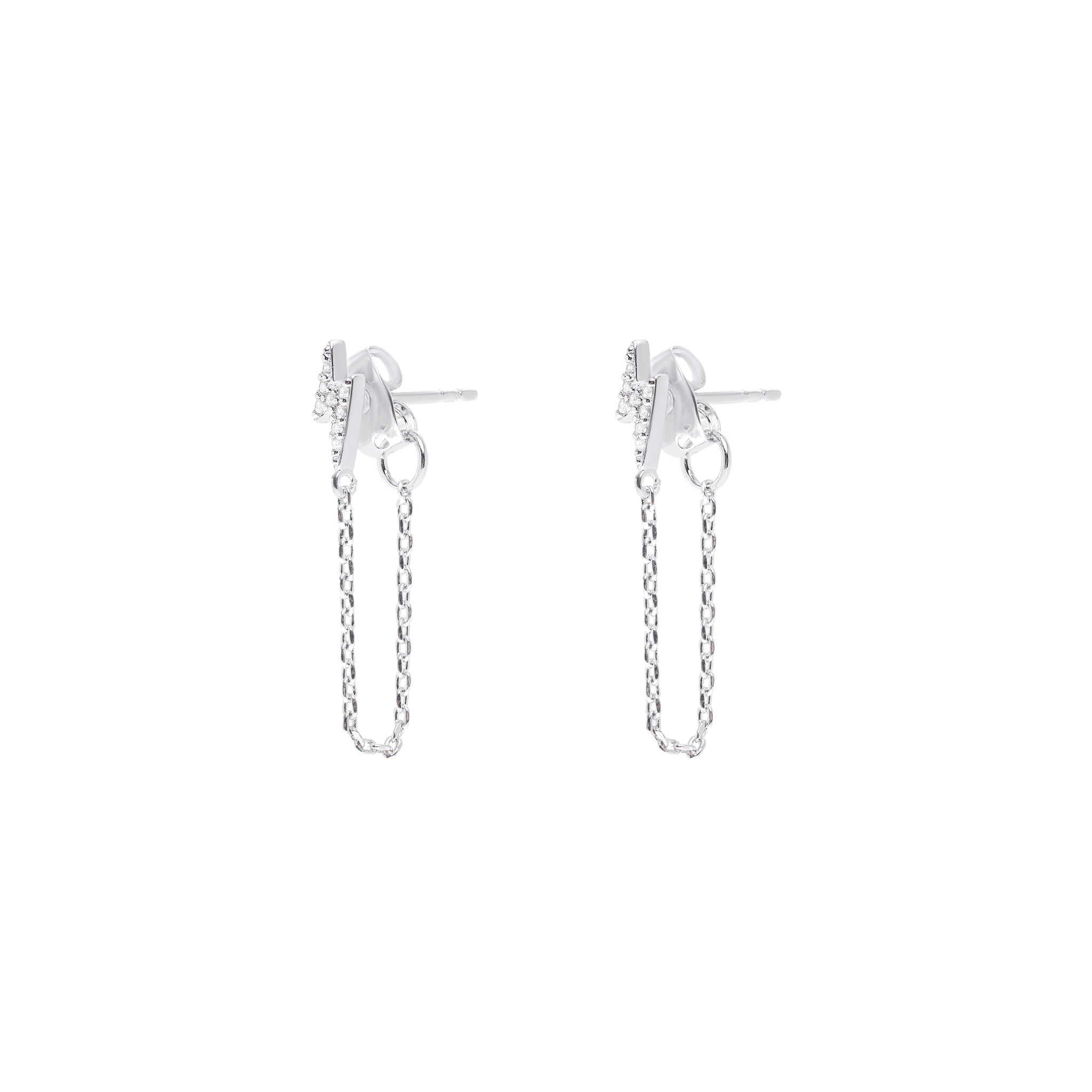 MYA BAY Серьги Flash Chain Earrings mya bay позолоченные серьги second avenue