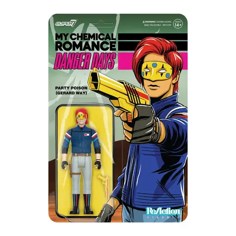 Фигурка Super7 My Chemical Romance - Danger Days: Party Poison (Gerard Way)