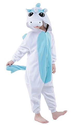 Пижама кигуруми Единорог голубой — Pajamas kigurumi Unicorn