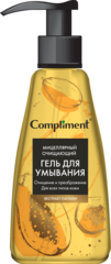 Üz üçün gel \ Гель для умывания мицеллярный Compliment очищающий с экстрактом папайи 250мл