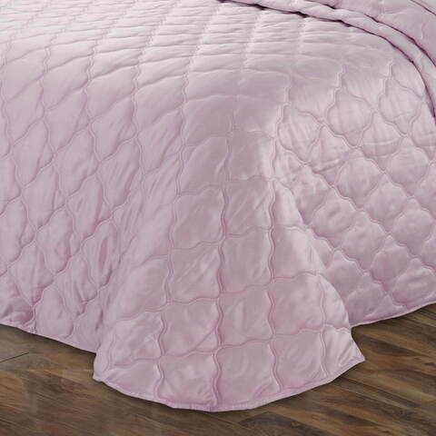 Покрывало 240x260 и 2 наволочки 50х70 Sofi De MarkO Одри розовое