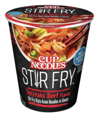 Лапша Cup Noodles Stir Fry со вкусом говядина терияки