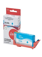 Струйный картридж Sakura 3YL81AE (№912XL Cyan) для HP OfficeJet 8012, 8013, 8014, 8015, 8017; OfficeJet Pro 8022, 8023, 8024, 8025 AIO, пигментный тип чернил, голубой, 10,5 мл., 825 к.