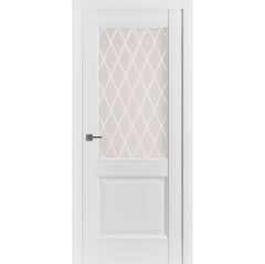 Купить Межкомнатная дверь Classico-93 Shellac White остеклённая