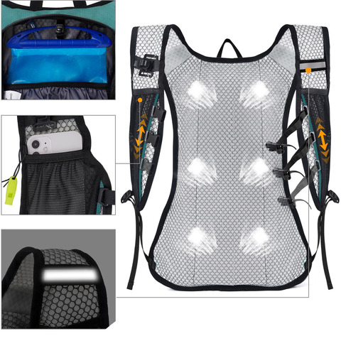 Картинка рюкзак беговой Nevo Rhino 9006-nw Pure green - 4