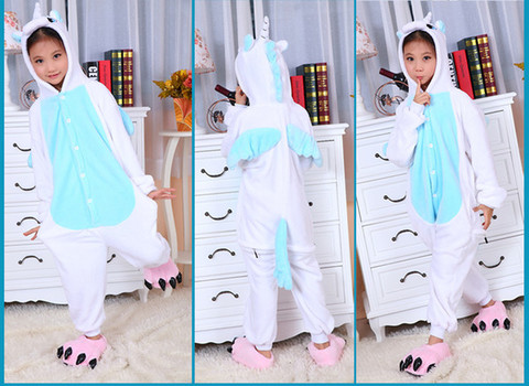 Пижама кигуруми Единорог голубой — Pajamas kigurumi Unicorn