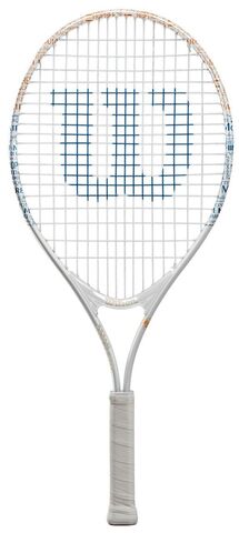 Детская теннисная ракетка Wilson Roland Garros Elite 25 - white/blue/clay red