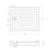 Cezares TRAY-A-AH-15-W TRAY-A-AH-100/80-15-W АКРИЛОВЫЙ ПОДДОН