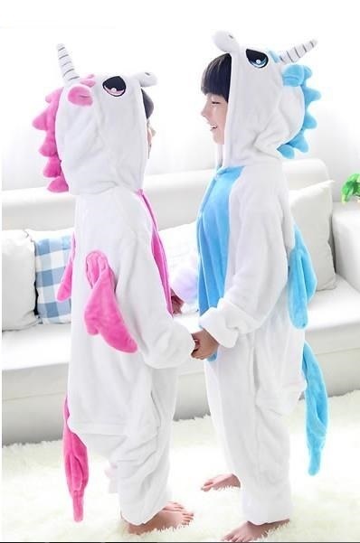 Пижама кигуруми Единорог голубой — Pajamas kigurumi Unicorn