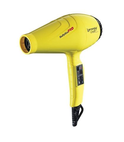 Фен BaByliss Pro Luminoso, 2100 Вт, 2 насадки, желтый