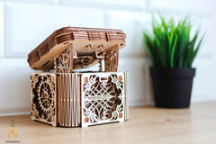Сборная деревянная модель Таинственная шкатулка (Wooden City). 3D пазл