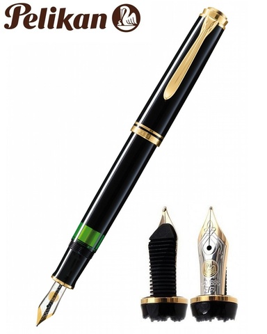 Ручка перьевая Pelikan Souverän® M400 Black GT (994772)