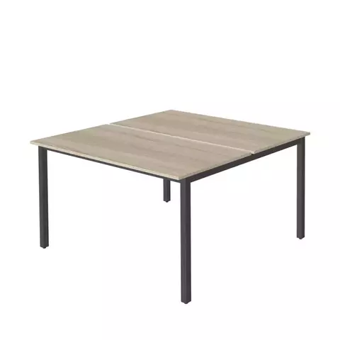 WM-3 + WM-3 + WM-3-02 Сдвоенный стол на металлокаркасе (135х133х77)