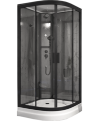 Душевая кабина Timo Premium ILMA Black 90*90*222 (ILMA909B) фото