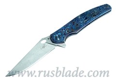 Cheburkov Custom Raven Damascus Timascus 