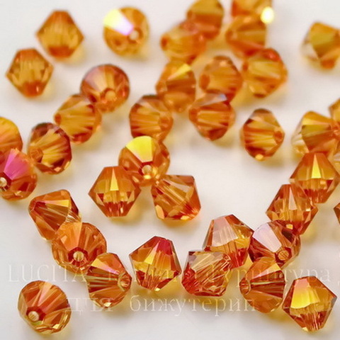 5328 Бусина - биконус Сваровски Crystal Astral Pink 4 мм, 10 штук ()