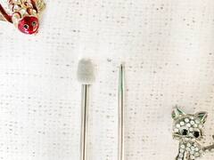 Спицы прямые металл, L 35 см, d 3,5 мм, 1 упаковка-2 спицы