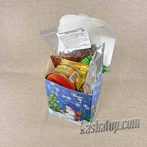 Подарочный набор туристического питания Новогодний рюкзачок 'Мясной №1'