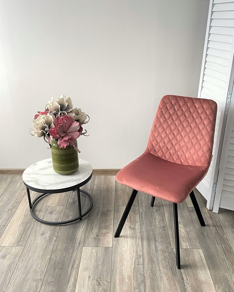 Стул DAIQUIRI BLUVEL-52 PINK, велюр М-City
