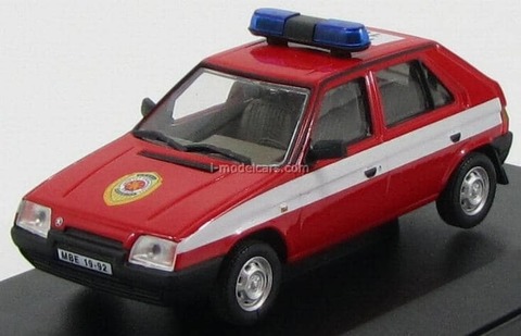 Skoda Favorit 136L Pozarni Ochrana Fire II 1987 Abrex 1:43