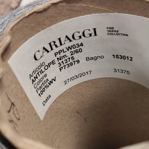 Меринос CARIAGGI / ANTILOPE 2/60 серый меланж