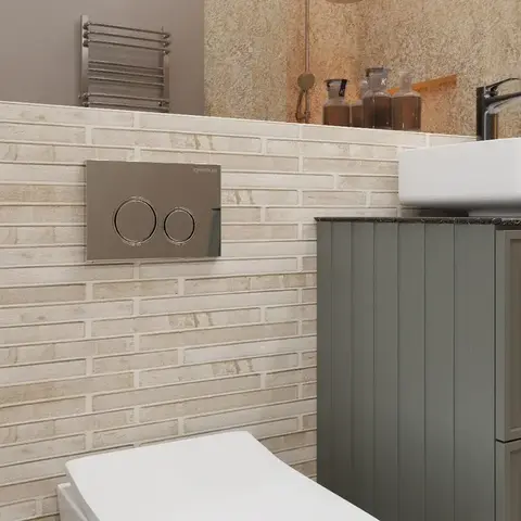 Клавиша для инсталляции CHARUS Spazio FP.330.21.01, хром глянцевый