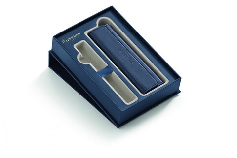 Набор подарочный Waterman Hemisphere Mars Black CT, ручка + чехол (1978718)