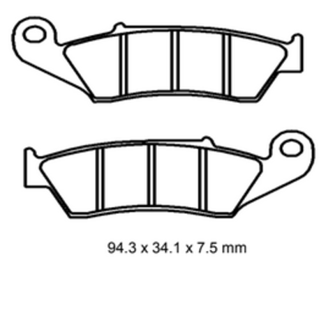 Колодки  G-brake   GM-01054S