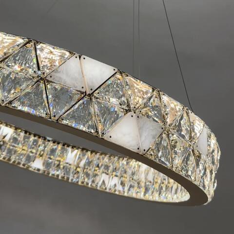 Подвесная светодиодная люстра Modelux ML.6982.800P GD