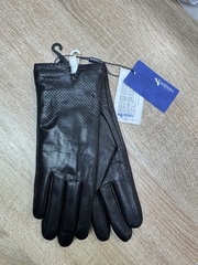 Перчатки. Женские. Материал верха: Кожаные люкс качества. Подклад: Трикотаж-шерсть. Только средние размеры. 5 шт в упаковке.