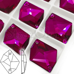 Купить пришивные стразы в интернет-магазине Strazok.ru оптом Cosmic Ruby Rose рубиновые