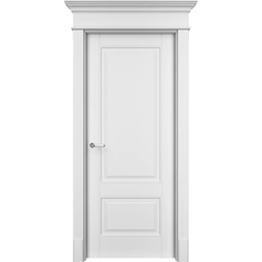 Межкомнатная дверь эмаль Оксфорд 2 белая глухая