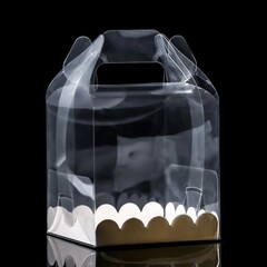 Коробка сундучок для бенто - торта 11×11×11 см