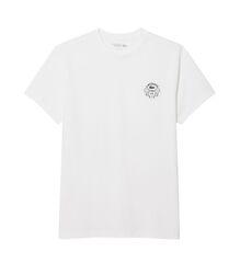Теннисная футболка Lacoste Ultra Dry Tennis Heritage Badge - white