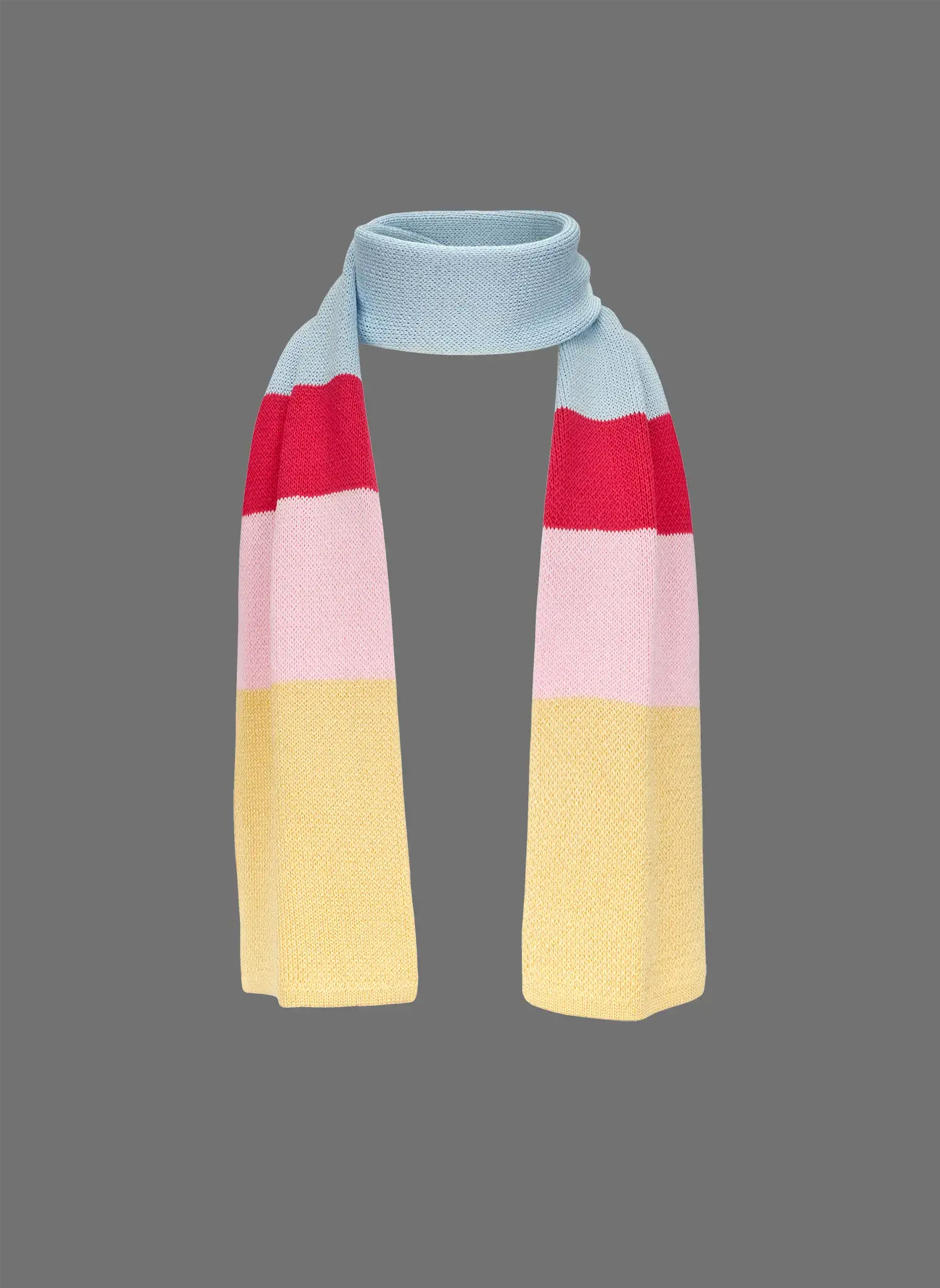 Шарф «Цветной полосатик»