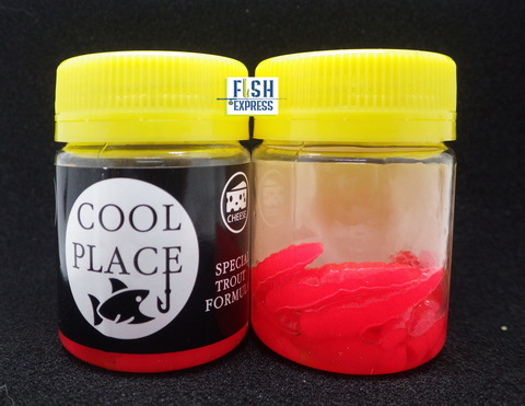 COOL PLACE ЛИЧИНКА(ЗИМА)FLOATING STRETCH цвет ЯРКО-РОЗОВЫЙ 28мм/12шт в банке