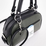 Сумка Саломея 257 македония оливковый + черный