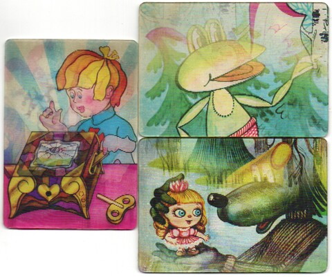 Набор №3 из 3 стерео Календариков. Мультфильмы СССР 1984 год