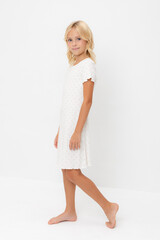 сорочка  для девочки  К 1180/24/сердечки на сахаре