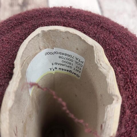 Микробукле кашемир (32%) с альпакой GARGANTU / SPUMA 1800 прелая вишня